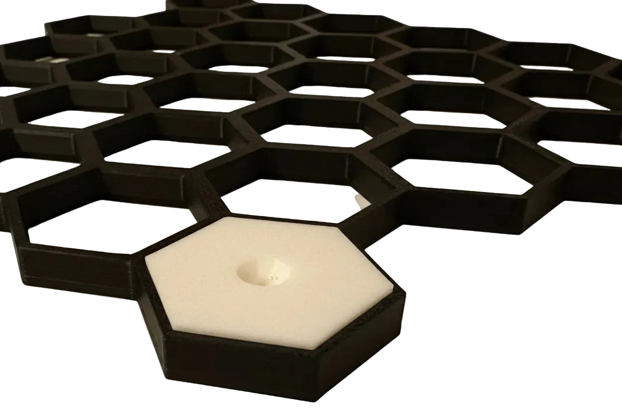 Hex Board Wall Anchor Accessory - Secure Modular Mounting System