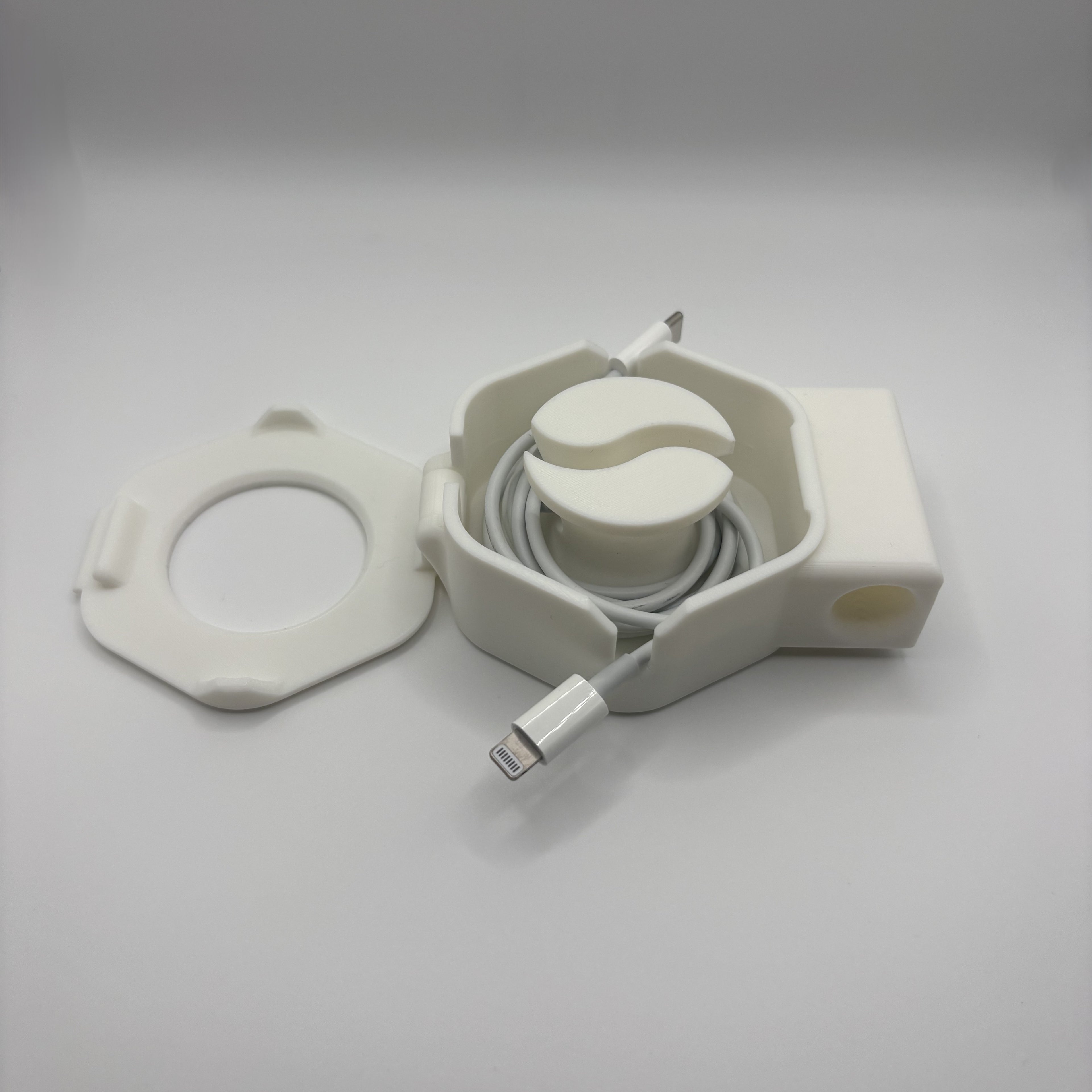 Hex Board Cable Winder Accessory - Organised Cable Management Solution